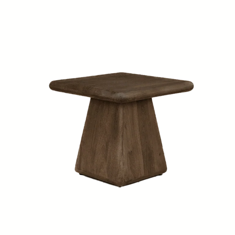 Asti Bijzettafel vierkant bruin 60 cm