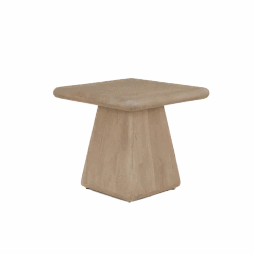 Asti Bijzettafel vierkant naturel 60 cm