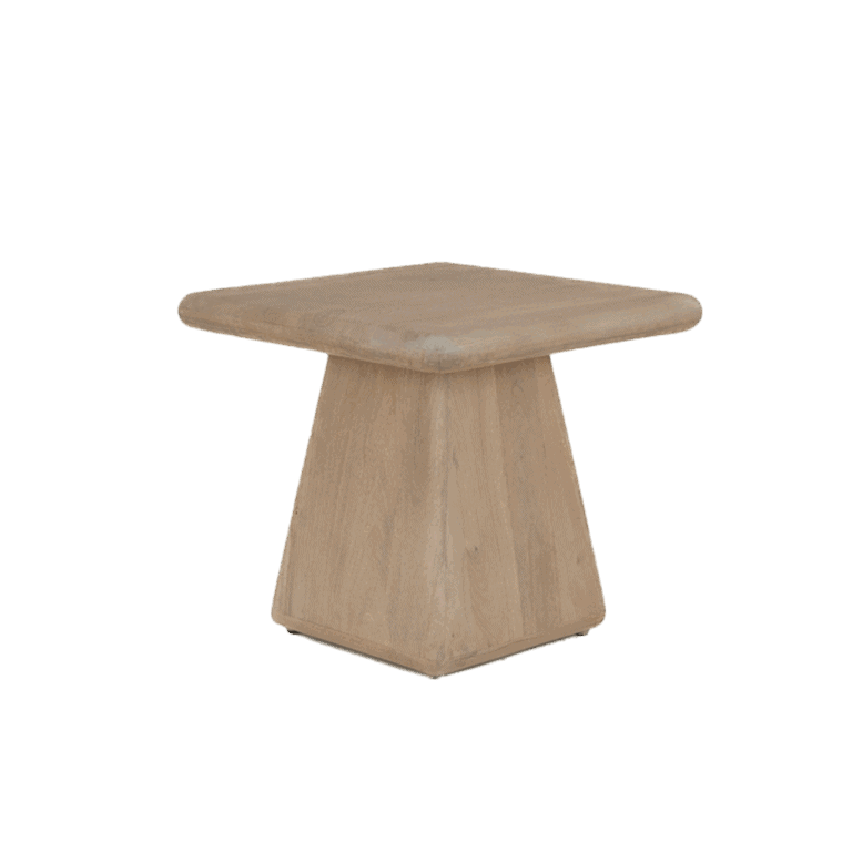 Asti Bijzettafel vierkant naturel 60 cm