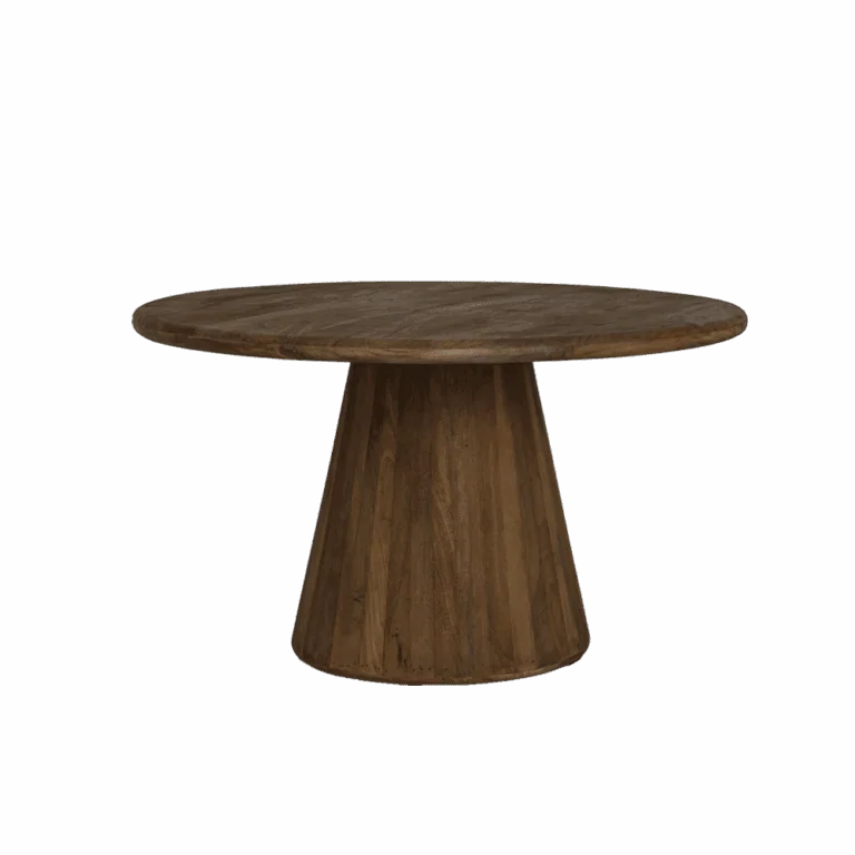 Asti Eettafel rond bruin 130 cm