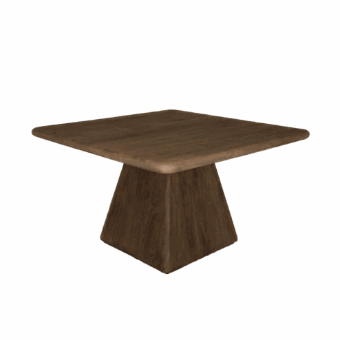 Asti Eettafel vierkant bruin 130 cm