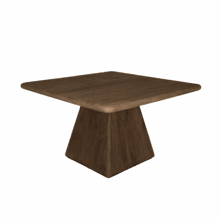 Asti Eettafel vierkant bruin 150 cm