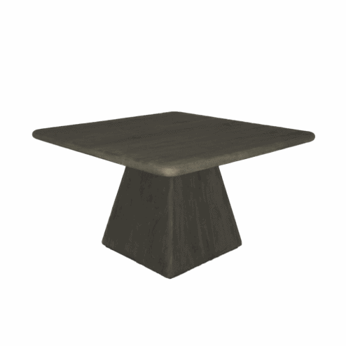 Asti Eettafel vierkant olijfbruin 130 cm