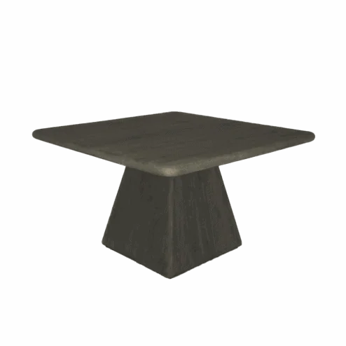 Asti Eettafel vierkant olijfbruin 130 cm