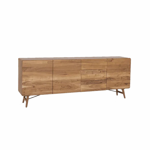 Aura Dressoir naturel Acaciahout 210 cm