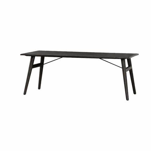 Aura Eettafel espresso Acaciahout 220 cm