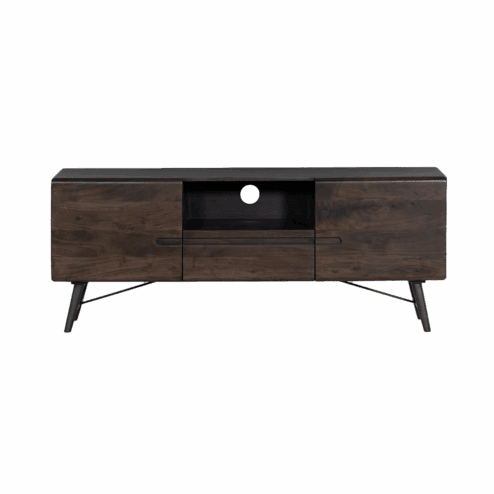 Aura Tv meubel espresso Acaciahout 150 cm