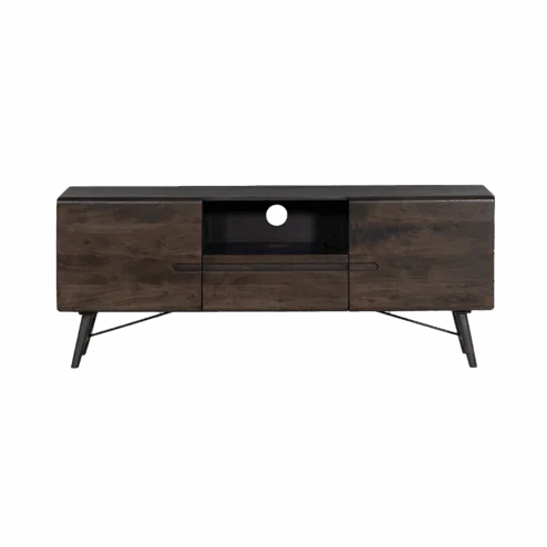 Aura Tv meubel espresso Acaciahout 150 cm