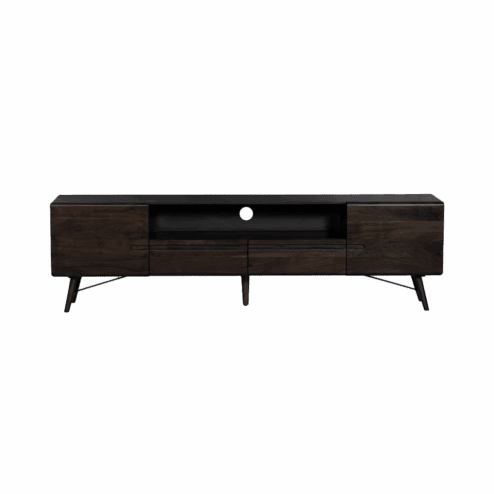 Aura Tv meubel espresso Acaciahout 210 cm