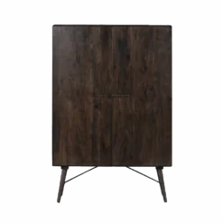 Aura Wandkast espresso Acaciahout 100 cm