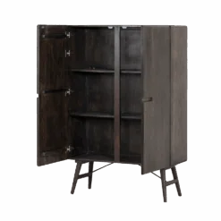 Aura Wandkast espresso Acaciahout 100 cm