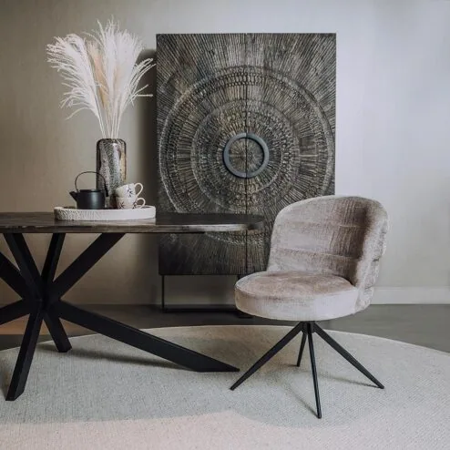 Carro Eetkamerstoel grijs