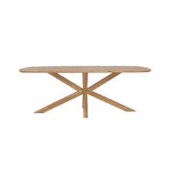 Crotone Eettafel deens ovaal Acaciahout 180 cm