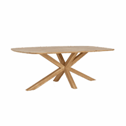 Crotone Eettafel deens ovaal Acaciahout 200 cm