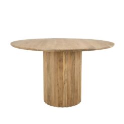 Crotone Eettafel rond Acaciahout 130 cm