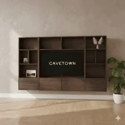 Watford cinewall dark almond