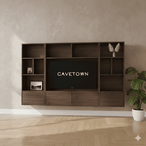 Watford cinewall dark almond