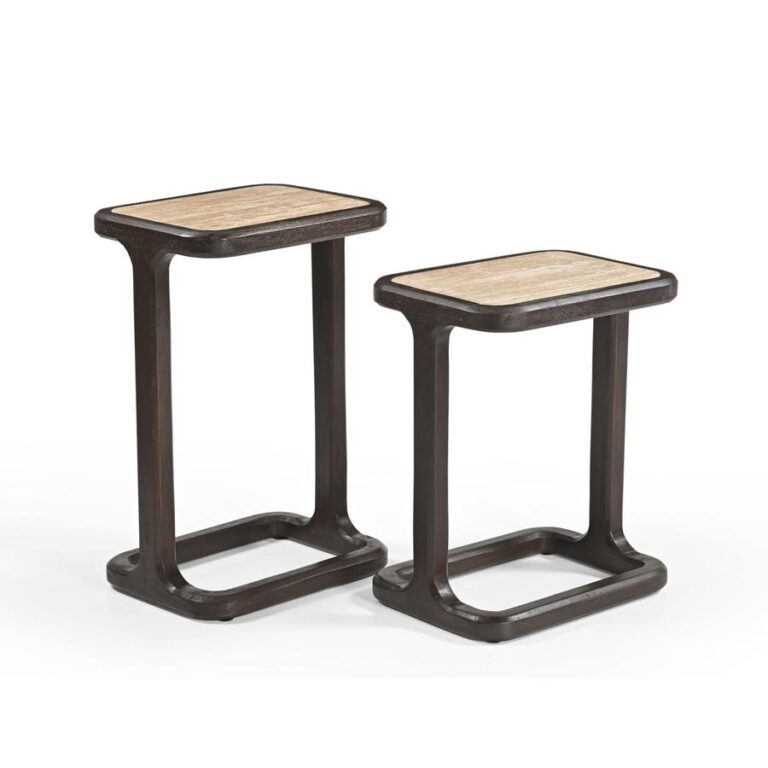 Jaimie Bijzettafel Set van 2 Marmer