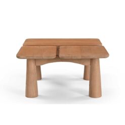 Laro Salontafel naturel Mangohout 80 cm