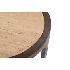 Moritz Bijzettafel Creme Travertin 60 cm