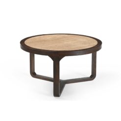 Moritz Salontafel rond Creme Travertin 75 cm