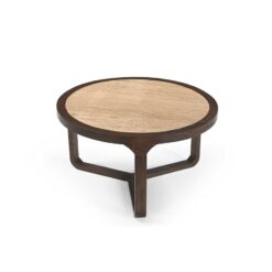 Moritz Salontafel rond Creme Travertin 75 cm