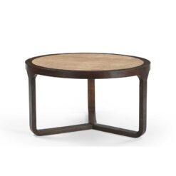 Moritz Salontafel rond Creme Travertin 75 cm