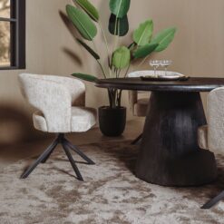 Mura Eetkamerstoel stof Beige