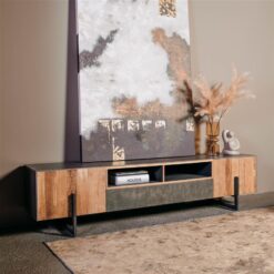 Ora Tv meubel Teakhout 222 cm