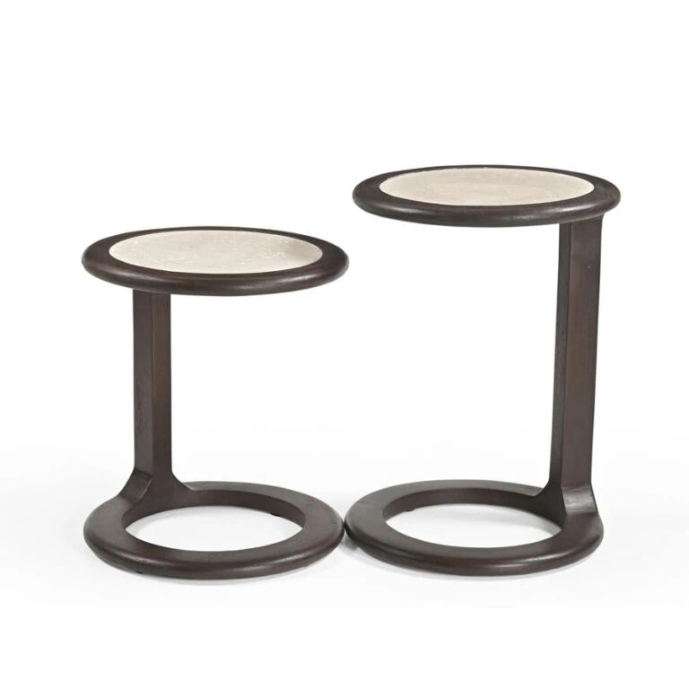 Ronnie Bijzettafel Set van 2 Marmer