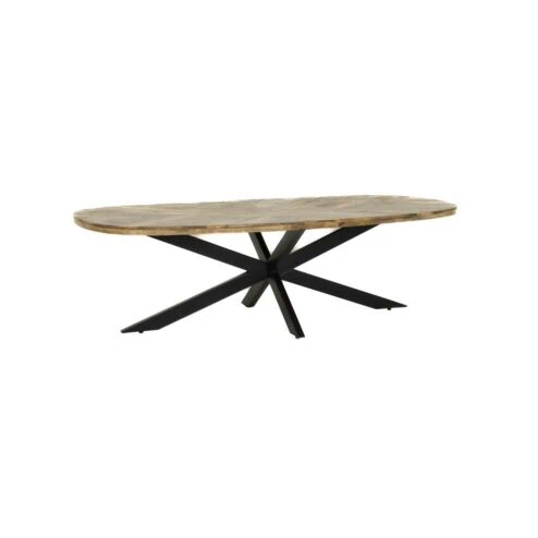 Silvi Salontafel deens ovaal naturel 130 cm