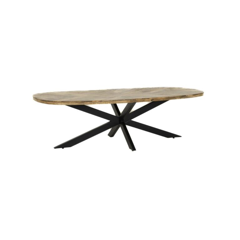 Silvi Salontafel deens ovaal naturel 130 cm