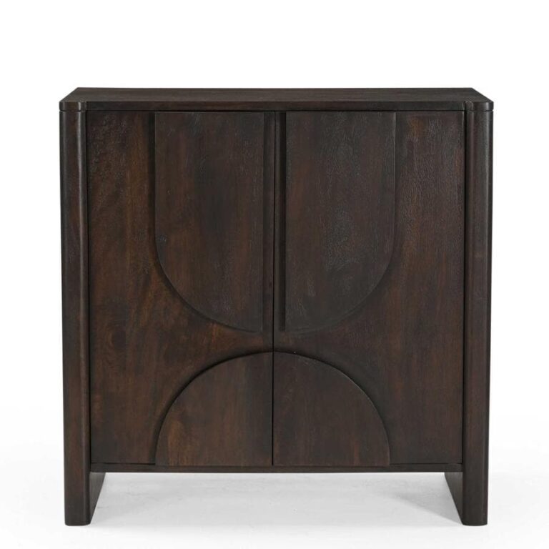 Sona Wandkastje bruin Mangohout 80 cm