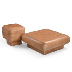 Teun Bijzettafel Mangohout 45 cm