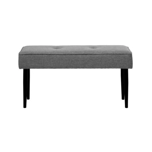 Bankje Jackie stof Grijs 100cm