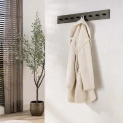 Fenna Kapstok 8 haken Brons 80cm