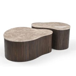 Jenny Salontafel organisch Marmer 84cm