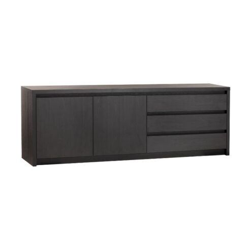 Kiara Dressoir Groot Zwart 242cm