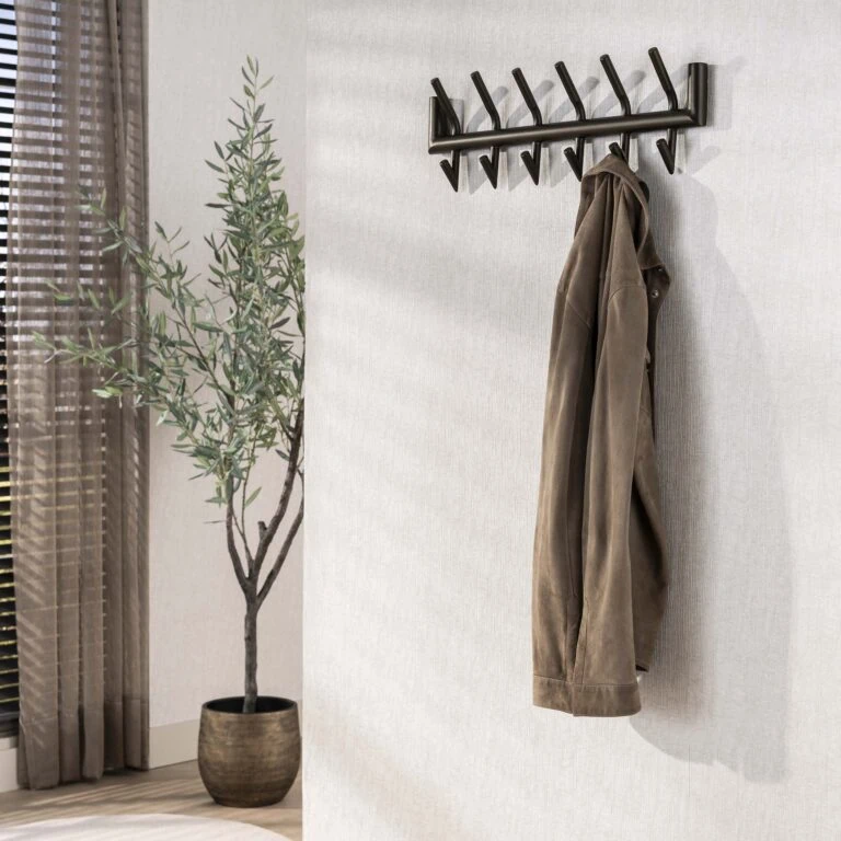 Kiki Kapstok 12 haken Brons 59cm