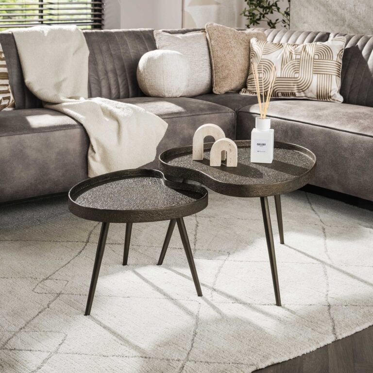 Kyra Salontafel set van 2 niervormig Brons