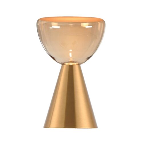Marlo 1-lichts Tafellamp Amber glas