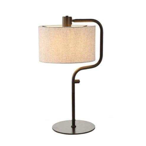 Nico 1-lichts Tafellamp Bruin