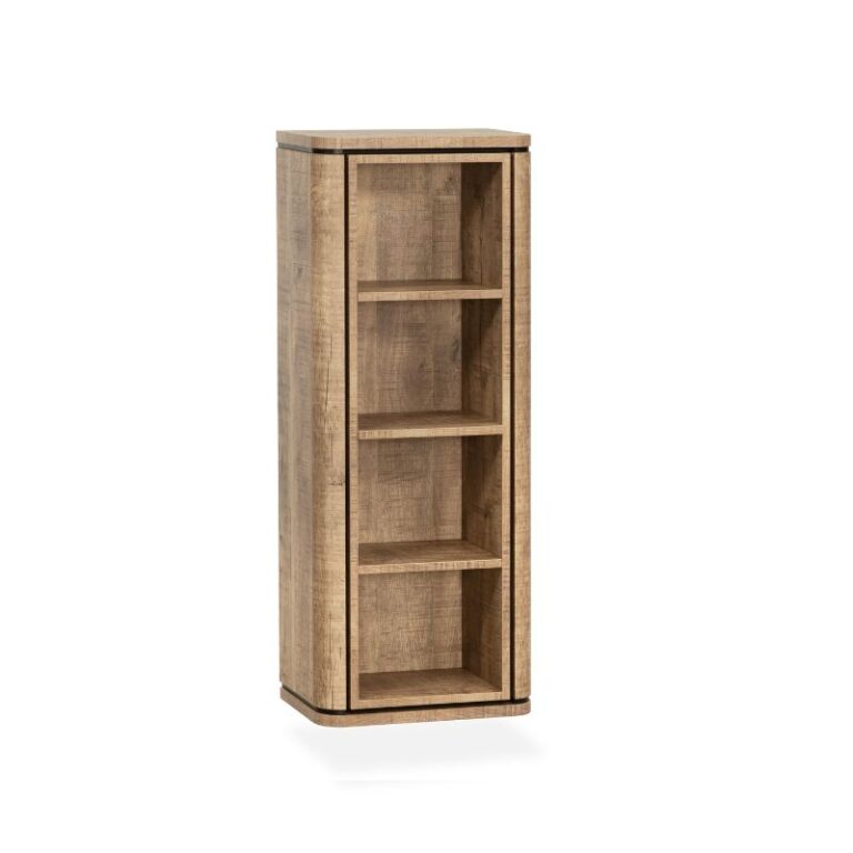 Nuvoro Zwevende Wandkast 4-vaks Mango 45cm