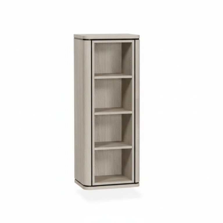 Nuvoro Zwevende Wandkast 4-vaks Misty Oak 45cm