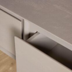 Tony Zwevend Tv meubel Taupe Mangohout 200 cm