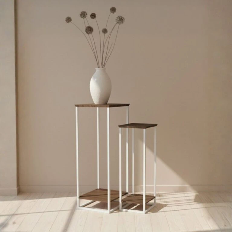 Stella Plantentafel set van 2 Walnoot