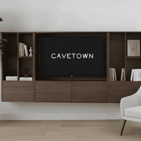 Watford cinewall small dark almond