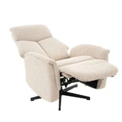 Aarhus Elektrische Relaxfauteuil Naturel boucle