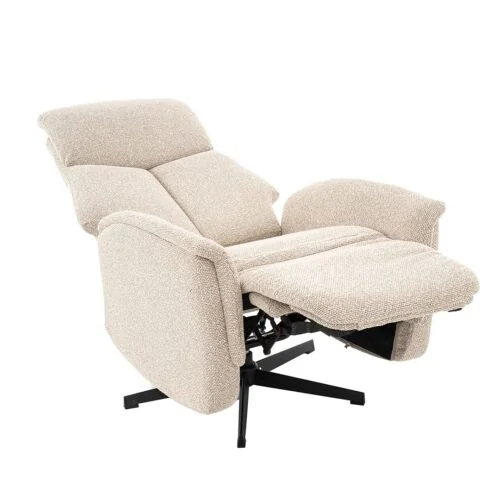 Aarhus Elektrische Relaxfauteuil Naturel boucle