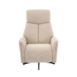 Aarhus Elektrische Relaxfauteuil Naturel boucle